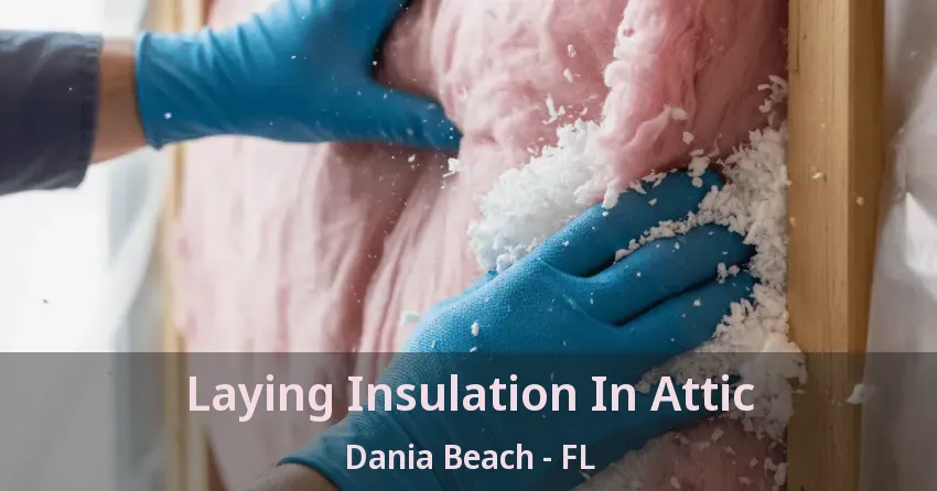 Laying Insulation In Attic Dania Beach - FL