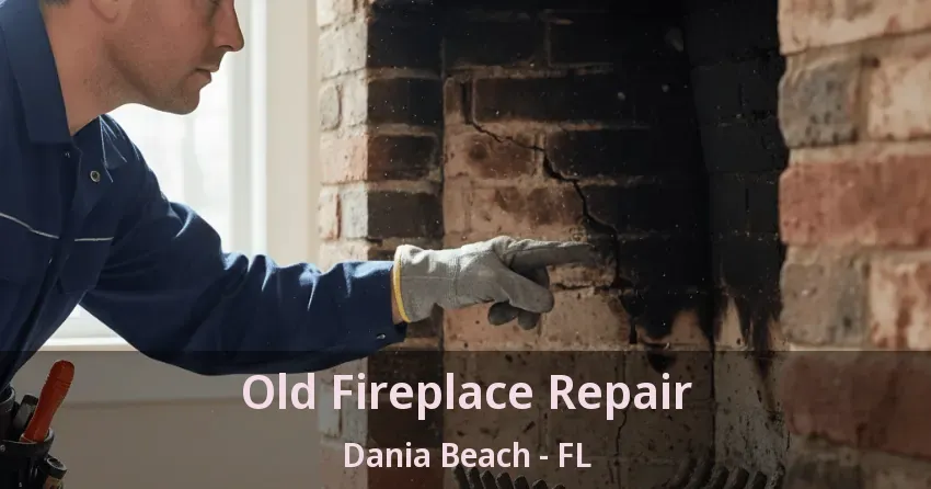 Old Fireplace Repair Dania Beach - FL