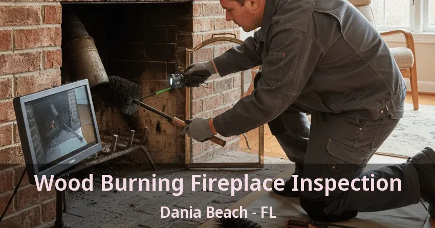 Wood Burning Fireplace Inspection Dania Beach - FL